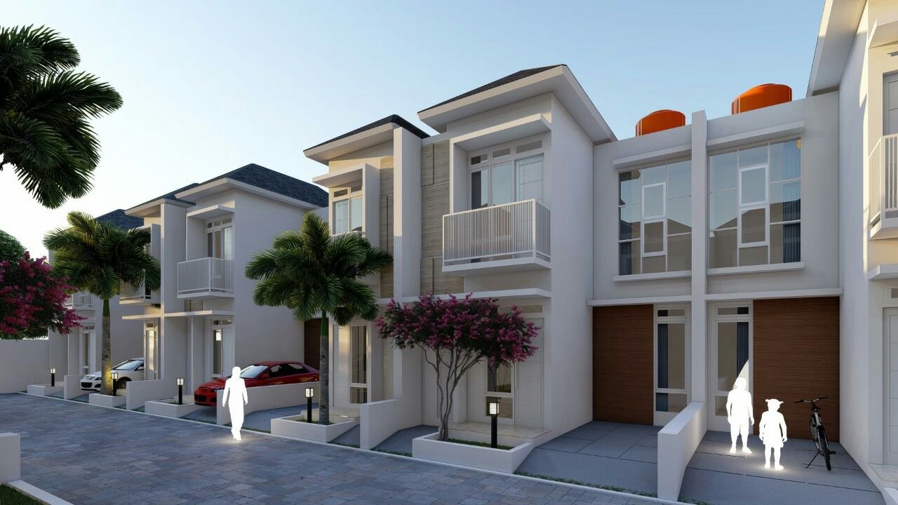 portofolio project townhouse muslim depok al ghuroba property