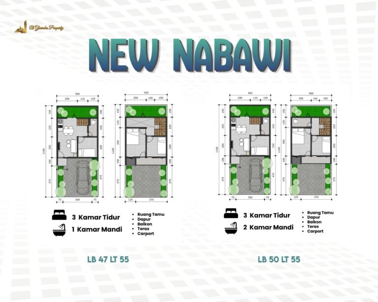 layout type new nabawi cluster muslim sunnah dekat al wildan islamic school 2 bekasi utara - al ghuroba property